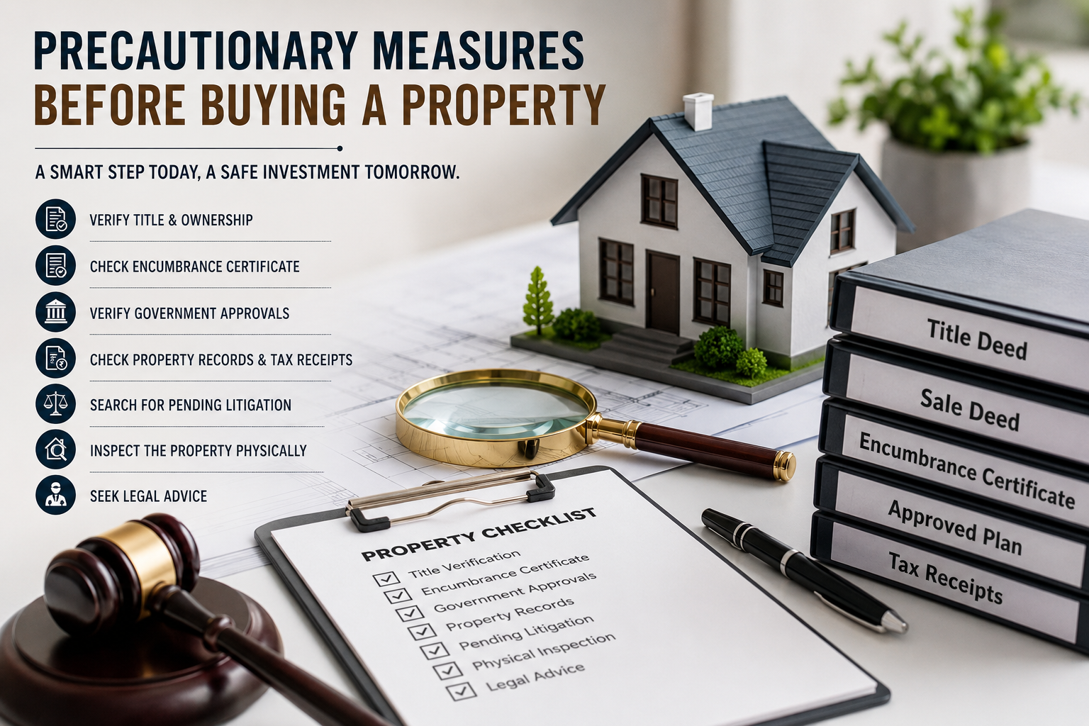 # Precautionary Measures Before Buying a Property in India: A Complete Legal Checklist